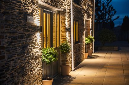 The exterior of The Mill, Cornwall