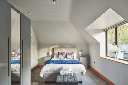 A double bedroom at Woodland House, Worcestershire
