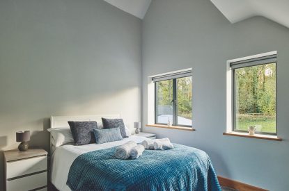 A double bedroom at Woodland House, Worcestershire