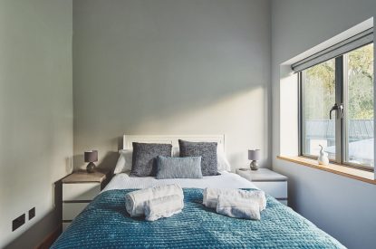 A double bedroom at Woodland House, Worcestershire