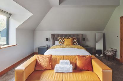 A double bedroom at Woodland House, Worcestershire