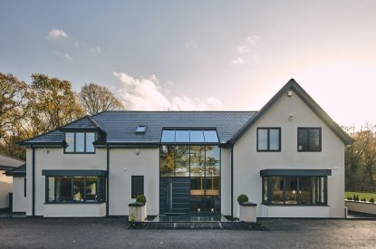 The exterior of Woodland House, Worcestershire