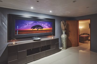 The entrance hall at Woodland House, Worcestershire