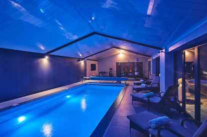 The pool at Woodland House, Worcestershire