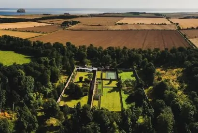 Aerial view of The Garden House, Edinburgh  