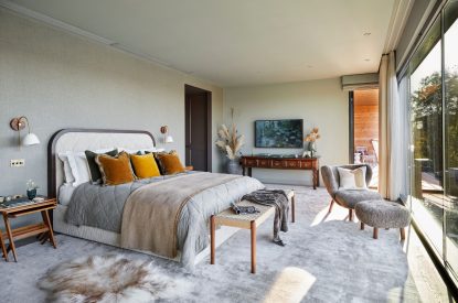 A double bedroom at The Reserve, Cotswolds