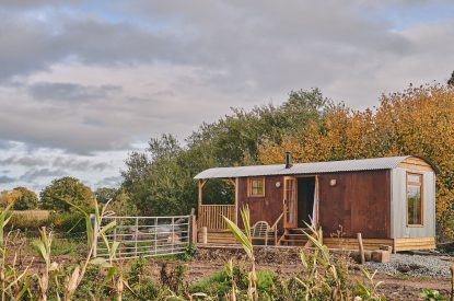 The exterior of Big Sky Hideaway, Herefordshire
