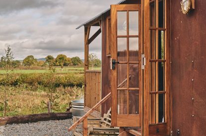 The exterior of Big Sky Hideaway, Herefordshire