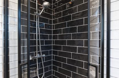 A shower at Porthleven View, Cornwall