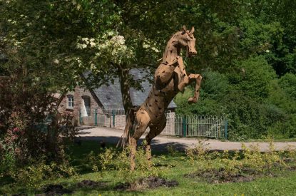 The grounds at The Old Mill, Worcestershire