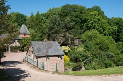 The grounds at The Old Mill, Worcestershire