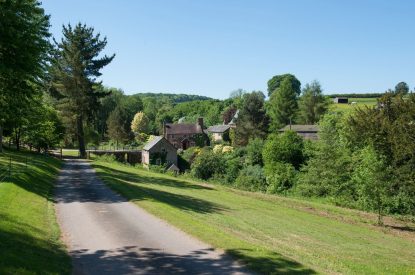 The grounds at The Old Mill, Worcestershire