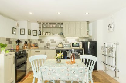 The kitchen at The Old Mill, Worcestershire