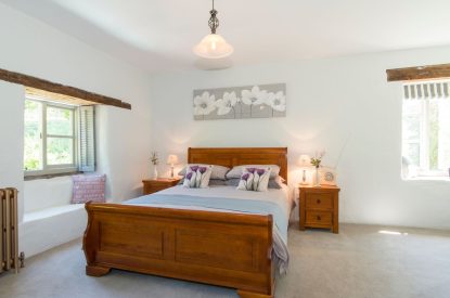 A bedroom at The Old Mill, Worcestershire