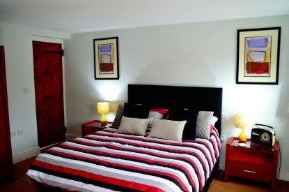 A bedroom at Wood Cottage, Worcestershire
