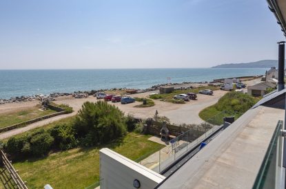 The sea view from Beesands Vista, Devon