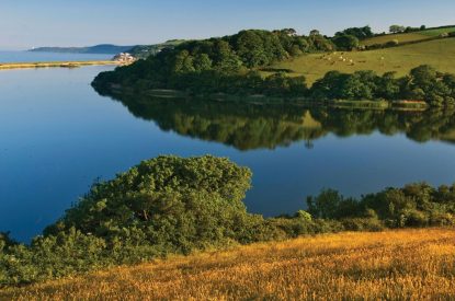 The coastline at Beesands Vista, Devon