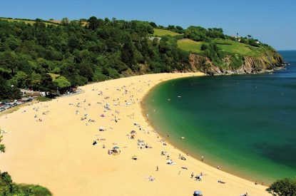 The sandy beach near Beesands Vista, Devon