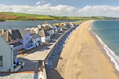 A coastal town near Beesands Vista, Devon