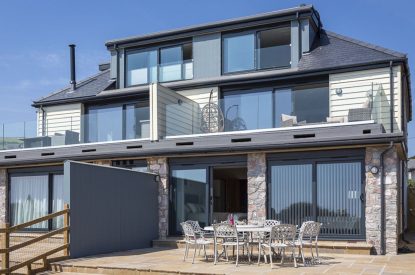 The exterior of Beesands Vista, Devon