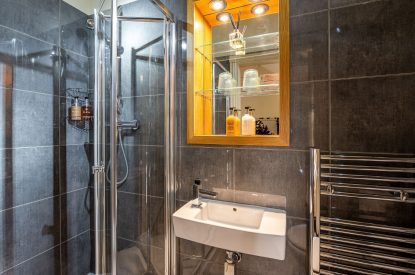 The bathroom at Cowdale Cottage, Yorkshire