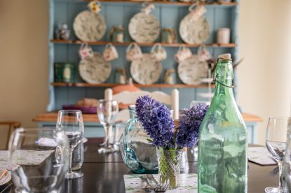 The dining room at Cowdale Cottage, Yorkshire