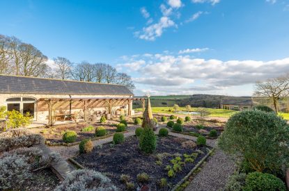 The gardens at Rabbitdale Barn, Yorkshire