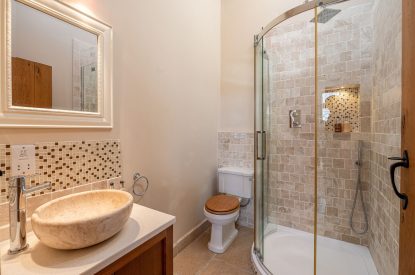A bathroom at Rabbitdale Barn, Yorkshire