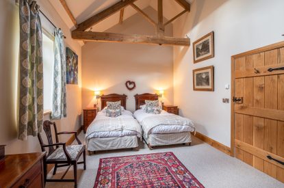 A bedroom at Rabbitdale Barn, Yorkshire