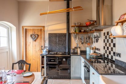 The kitchen at Rabbitdale Barn, Yorkshire