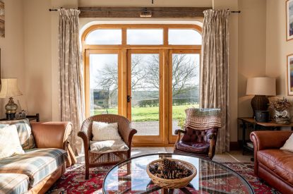 The living room at Rabbitdale Barn, Yorkshire