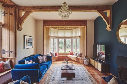 The living room at The Old Vicarage, Lake District