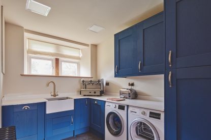 The utility room at The Old Vicarage, Lake District