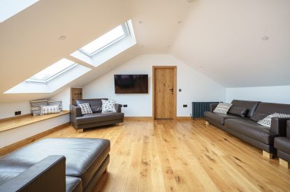 The living room at Ty Alwyn, Llyn Peninsula