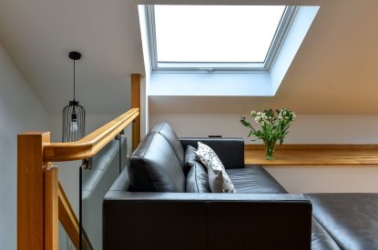 The living room at Ty Alwyn, Llyn Peninsula