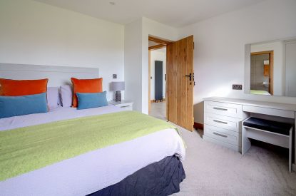 A bedroom at Ty Alwyn, Llyn Peninsula