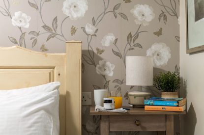 A double bedroom at Turnstone Cottage, Devon