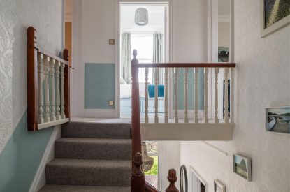 The hallway at Kittiwake House, Devon