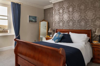 A double bedroom at Partridge House, Devon