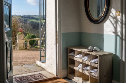 The entrance hall at Partridge House, Devon