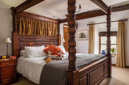A double bedroom at Partridge House, Devon