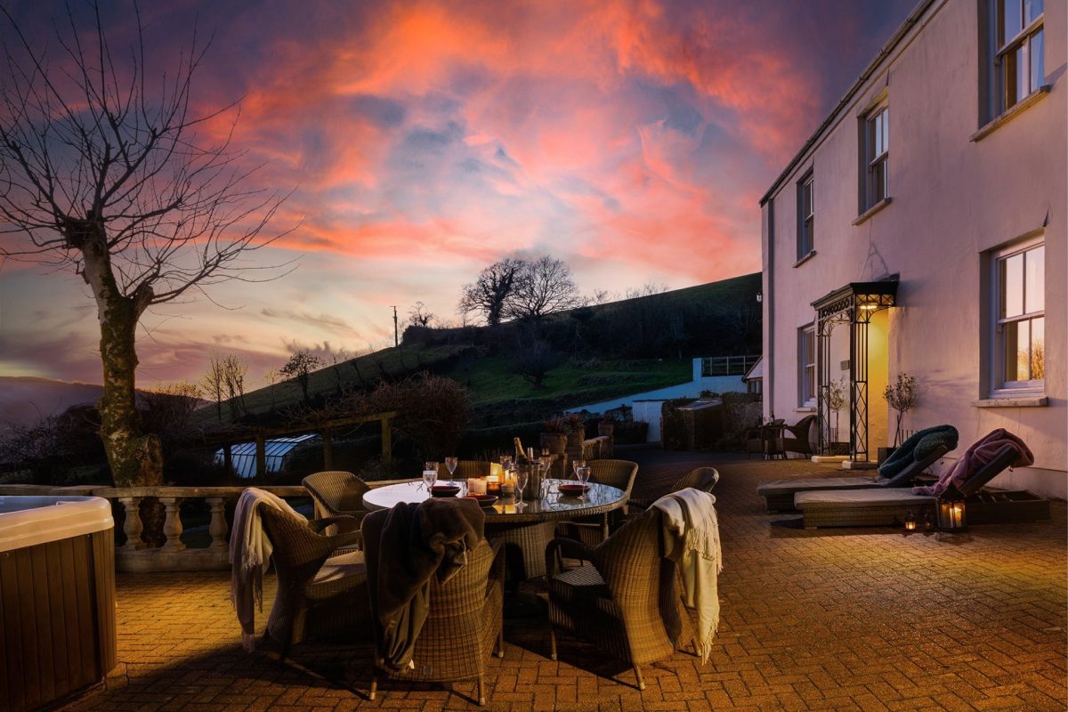 The exterior of Partridge House, Devon