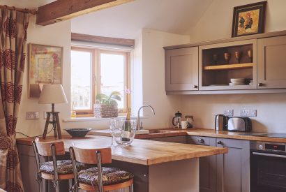 The kitchen at Jersey Barn, Chiltern Hills