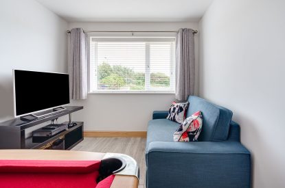 The games room at Ty Llewelyn, Llyn Peninsula