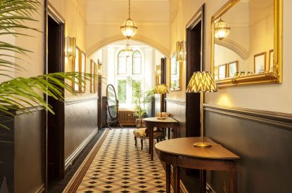 A hallway at Windermere Retreat, Cumbria