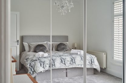 A bedroom at Hollie Cottage, Lancashire