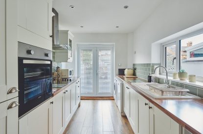 The kitchen at Hollie Cottage, Lancashire