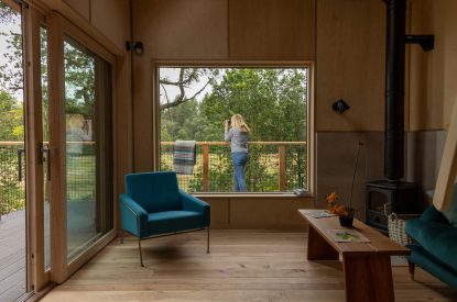 The living room at Ermine, Scotland