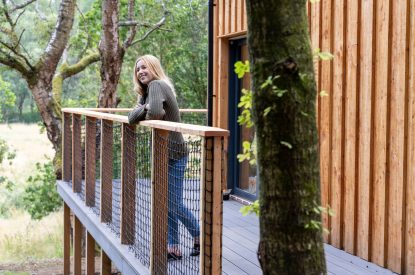 The balcony at Ermine, Scotland