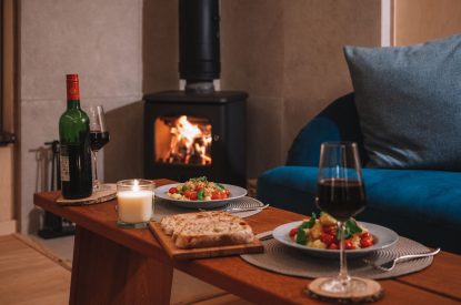 The living room at Ermine, Scotland